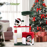33 Inch Christmas Style Cat Climbing Frame