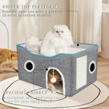 Super Wide Cat House For Indoor Cats, Amazon Logistics, And Wal Mart Platform
