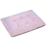WONDER MIRACLE Fuzzy Deluxe Pet Beds, Super Plush Dog or Cat Beds Ideal for Dog Crates, Machine Wash & Dryer Friendly (15" x 23", S-Baby Pink)