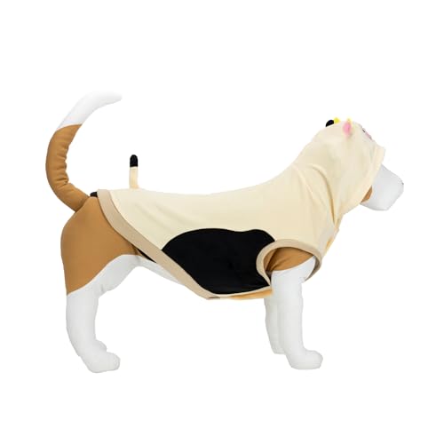 Squishmallows Original Connor The Cow Pet Hoodie - Ultrasoft Official Jazwares Pets Apparel (Medium) Multicolor