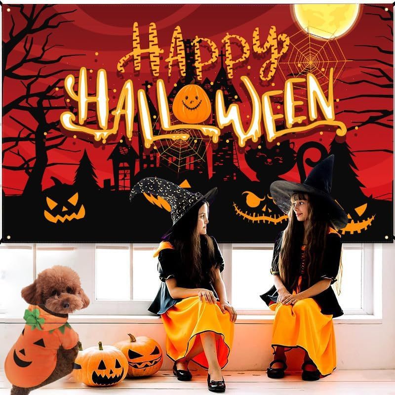 Dog Hoodie Cute Funny Halloween Style Pumpkin Cosplay Costume Warm Puppy Fleece Clothes