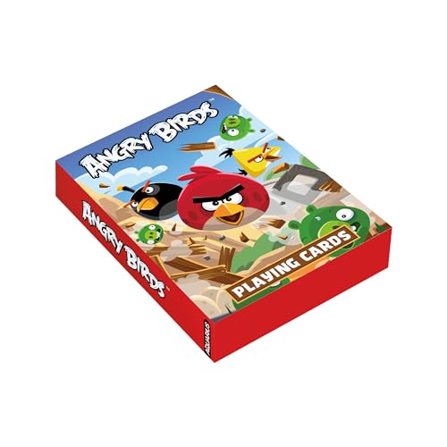 Aquarius Angry Birds Playing Cards – Angry Birds Themed Deck of Cards for Your Favorite Card Games - Officially Licensed Angry Birds Merchandise & Collectibles