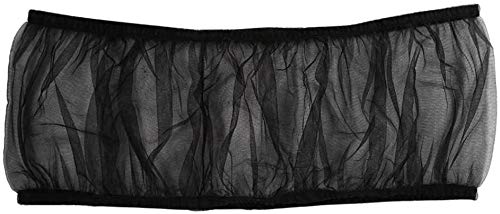 4 Colors Ventilated Nylon Bird Cage Cover Shell Seed Catcher Pet Products Large Size Bird Cage Seed Catcher Seeds Guard Parrot Nylon Mesh Net Cover Stretchy Shell Skirt Traps Cage Basket Soft Black