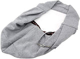 Grtdrm Pet Sling Carrier Bag Travel Tote for Cats Dogs, Up to 16 lbs (Gray)