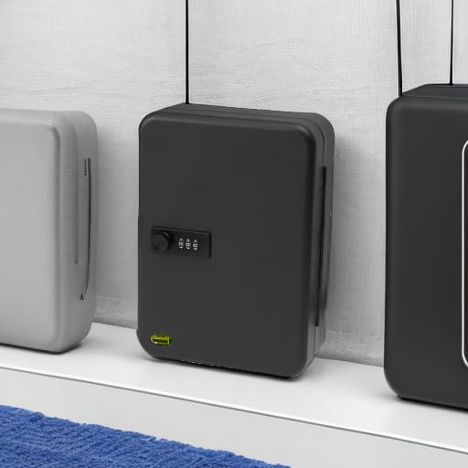 BIRD Combination Key Cabinet - Key Box Wall Mounted - Storage for up to 20 Keys