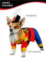 Rubies Nutcracker Pet Costume for Dogs or Cats, Medium
