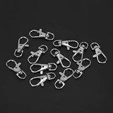 Pssopp 12Pcs Pet Birds Cage Metal Hook Clip, Iron Anti Escape Pet Bird Cage Door Buckle Lock Claw Snap Hook for Home Use Pet Supplies