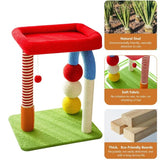 Cat Tree With Built-in Bed - Multi-Function Cat Furniture With Sisal Scratcher, Interactive Toys, And Cozy Resting Spots For Cats