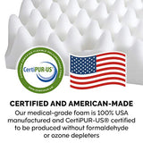 Furhaven Orthopedic Dog Bed for Medium/Small Dogs w/ Removable Bolsters & Washable Cover, For Dogs Up to 35 lbs - Two-Tone Plush Faux Fur & Suede L Shaped Chaise - Stone Gray, Medium