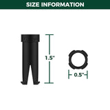 FXW Dog Playpen Accessories - Muffler Tubes, Compatible with FXW Rollick/Instant Dog Playpen (Replacement for HomePlus/Dog Gate) (32PCS, Black) │ Patented