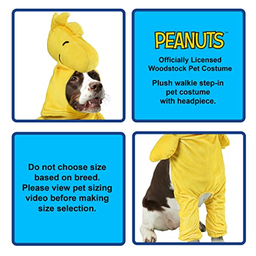 Peanuts: Woodstock Pet Costume for For Dogs or Cats by Rubies, Small
