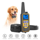 1Pc Dog Training Collar With Remote  IP67 Waterproof Pet Trainer 300mAh Rechargeable 875 Yard Remote Control 4 Modes Adjustable Level