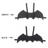 QIYADIN Pet Cat Bat Wings for Halloween Party Decoration, Dog Cosplay Bat Costume,Puppy and Cat Dress Up Accessories (Black, Small)