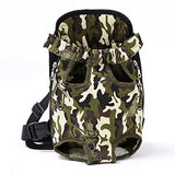 yelesley Pet Dog Carrier Backpack Mesh Camouflage Outdoor Travel Products Breathable Shoulder Handle Bags for Small Dog Cats (S, Camouflage)