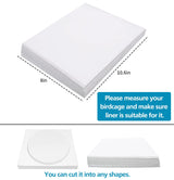 Bird Cage Liner Papers, 100 Sheets 10.6×8in Non-Woven Bird Cage Liners, 4 Size to Choose, Precut Absorbent Bird Paper