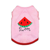 DERUILA Dog Clothes for Small Medium Puppy Girl Summer Shirt Costume for Chihuahua Yorkie Female Pet Outfits Sweatshirt Cat Clothing Pink Vest Apparel Accessories Ropa De Perros Pequeños Camisas para