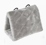 Magnoloran 2 Pack Warm Bird Nest House Plush Birds Hut Bed Hanging Hammock Sleeping Bed Plush Hanging Snuggle Cave for Pet Parrot Parakeet Cockatiel Conure Cockatoo African Grey Macaw (Brown&Grey)