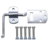 Boxer Truck Corner Gate Latch Sets w/Bolts & Screws - Truck Stake Bed Latches Bracket Set for Utility Trailer, Stake Body Gates, Sheds, Wood, Trucks, & Trailers - Heavy Duty - 2 Set