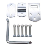 Boxer Truck Corner Gate Latch Sets w/Bolts & Screws - Truck Stake Bed Latches Bracket Set for Utility Trailer, Stake Body Gates, Sheds, Wood, Trucks, & Trailers - Heavy Duty - 2 Set