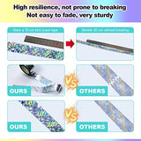 Hutisyoe Bird Scare Tape Ribbon(524FT) - Reflective Tape for Birds - Keep Birds Away Outdoor - Scare Tape for Bird Control - Double Side Ribbon, Scare Geese, Pigeon, Duck, Woodpecke - Yard Decoration