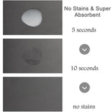 Pet Feeding Mat, Absorbent Pet Placemat for Food and Water Bowl, No Stains Quick Dry Cat Dog Food Bowl Mat, Dog Accessories Pet Supplies-Dog Water Bowl for Messy Drinkers(12"x19", Dark Gray)