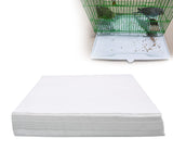 Bird Cage Liner Papers, 100 Sheets 10.6×8in Non-Woven Bird Cage Liners, 4 Size to Choose, Precut Absorbent Bird Paper