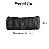 Bird Cage Seed Catcher, Airy Gauze Seeds Bird Cage Cover Guard Dust-Proof Universal Birdcage Accessories Parrot Bird Nylon Mesh Net Cover Stretchy Shell Skirt Traps Cage Basket (XL, Black)