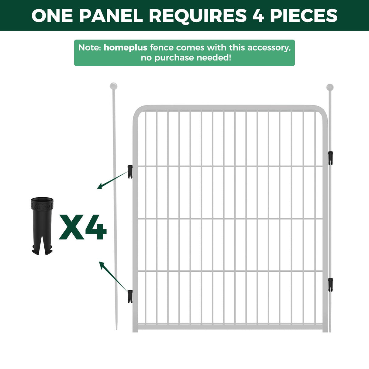 FXW Dog Playpen Accessories - Muffler Tubes, Compatible with FXW Rollick/Instant Dog Playpen (Replacement for HomePlus/Dog Gate) (32PCS, Black) │ Patented