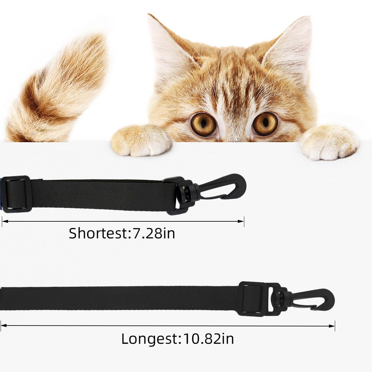 Pet Hammock for Cage Reversible Cat Hanging Hammock Soft Hanging Bed for Ferret Kitten Puppy Cats Small Dogs Rabbits Small Animals Double-Sided Pet Cage Hammock with Adjustable Straps & Plastics Hooks