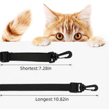 Pet Hammock for Cage Reversible Cat Hanging Hammock Soft Hanging Bed for Ferret Kitten Puppy Cats Small Dogs Rabbits Small Animals Double-Sided Pet Cage Hammock with Adjustable Straps & Plastics Hooks