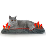 AUPETEK Self-Warming Cat Bed Indoor/Outdoor Super Soft Self Heating Pet Mat Washable Thermal Pad for Cat & Dog 21x15.7 inch