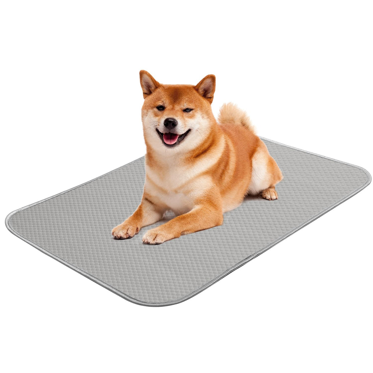 Summer Dog Cooling Mat Washable Ice Silk Self Cool Pad for Small Dogs and Cats, 27x22in Pet Sleeping Pad for Crate, Bed, Indoor & Outdoor Floor, Car Seats