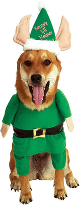 Rubie's Christmas Collection Santa's Little Helper Elf Pet Costume, Large