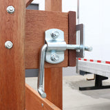 Boxer Truck Corner Gate Latch Sets w/Bolts & Screws - Truck Stake Bed Latches Bracket Set for Utility Trailer, Stake Body Gates, Sheds, Wood, Trucks, & Trailers - Heavy Duty - 2 Set