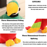 CHELEI2019 9.8" Parrot Stuffed Animal Soft Bird Stuffed Animal Parrot Plush Toy Gifts for Kids