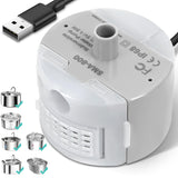 Ultra-Quiet Replacement Pump for Stainless Steel Cat Water Fountains - SMA-800 Motor - Safe and Easy to Clean with Low Voltage DC 5V and USB Cable (Side Suction Pump)