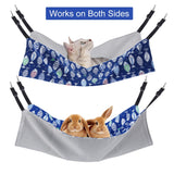 PERSUPER Cat Hammock Bed for Cage - 22x18 inch Adjustable Hanging Cat Bed Reversible hammocks for Indoor Cats, Soft Perch, Sleeping and Resting Sleepy Pad for Kitten Ferret Puppy or Small Pet