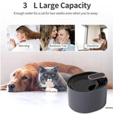 Generic Cat Water Fountain, 3L/100oz Automatic Pet Water Dispenser with Ultra Quiet Pump Activated Water Bowl for Multiple Pets Cats Dogs Drinking, Black
