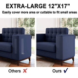 Cat Scratcher for Indoor Cats - 12x17 Inches, 8 PCS Furniture Protector, Wide Double Side Anti-Scratch Deterrent Tape, Pet Scratch Pad for Pretector Couch, Door, Wall, Carpet