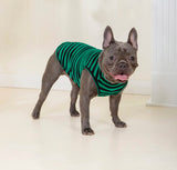 KAOOPETOPN Dog Striped Shirt Lightweight Vest Soft Breathable Cool Pet Clothes,Stretchy Sleeveless Tank for Boy Girl Dogs Large Medium Small,S