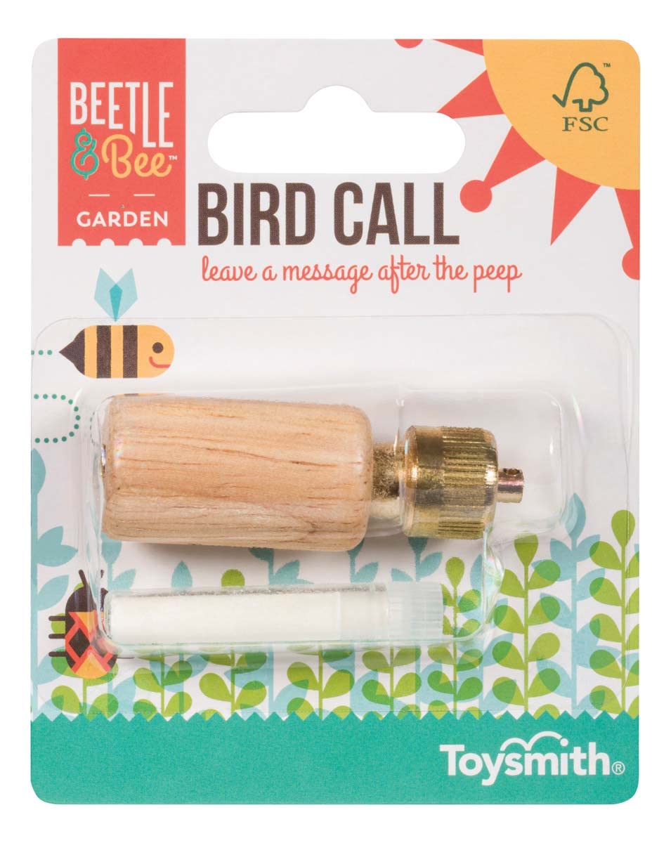 Toysmith Beetle & Bee Bird Call - FSC Certified, Outdoor Play