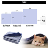 furrybaby Dog Blankets for Small Dogs & Cats for Couch, Reversible Flannel Blankets for Pets 24x32 Inch,Cat Blankets for Indoor Cats Washable (Blue)