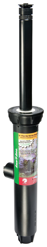 Rain Bird 1806AP Professional Pop-Up Sprinkler, Adjustable 0° - 360° Pattern, 8' - 15' Spray Distance, 6" Pop-up Height