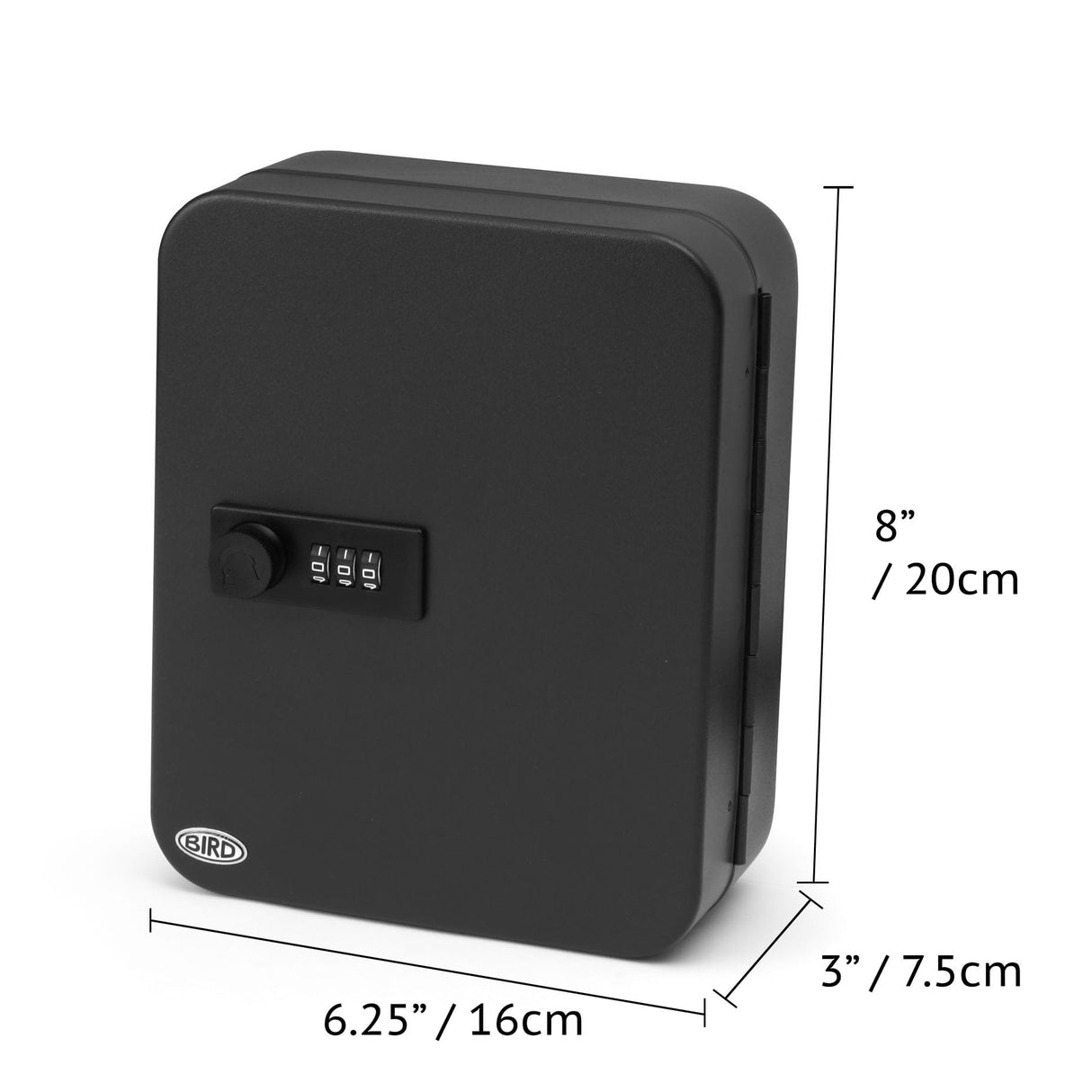 BIRD Combination Key Cabinet - Key Box Wall Mounted - Storage for up to 20 Keys