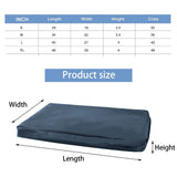 Waterproof Dog Bed Cover,Washable Removable Pet Dog Bed Replacement Cover for 30 Inch Crate,Water Absorbable Pet Puppy Bed Covers for Dogs Cat,29Lx18Wx3.5H inch