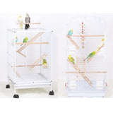 GXXMEI 4PCS Bird Toys - Wooden Ladder Climbing Toys for Parakeets, Parrots, Cockatoo & Lovebirds
