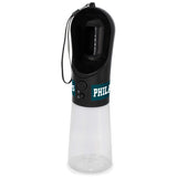 Pets First Dog Water Bottle. NFL Philadelphia Eagles PET Water Bottle. Best Cat Water Bottle. Water Fountain Dispenser for Dogs & Cats., Black, 13.5oz (PHL-3344)
