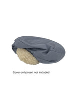 EechicSpace Waterproof Dog Bed Cover Round 24 Inch Grey