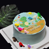 LEBERY 8pcs Mini Bird Figurines Birds Cake Topper Toy Bird Figures Kids, Dollhouse Miniature Figures Toys Play Set, Birds Decorative Figurines Model for Kids Birthday Party Baby Shower