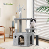 44 Inch Cat Climbing Frame Light Gray